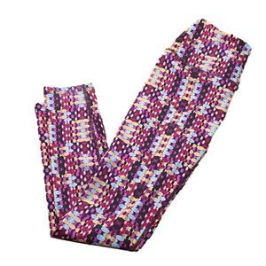 Free People Movement FP Multicolor Lose Control cross waist Leggings size XS